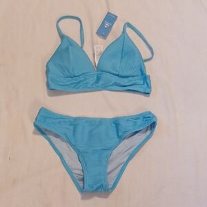 Cupshe Aqua Bikini Set Size Small